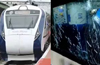 Kasargod: Miscreants pelt stones at Vande Bharat Express